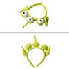 Зеленая повязка на голову инопланетянин, аксессуары для косплея, аниме, три глаза, резинки для волос для мальчика, милый забавный мультяшный персонаж