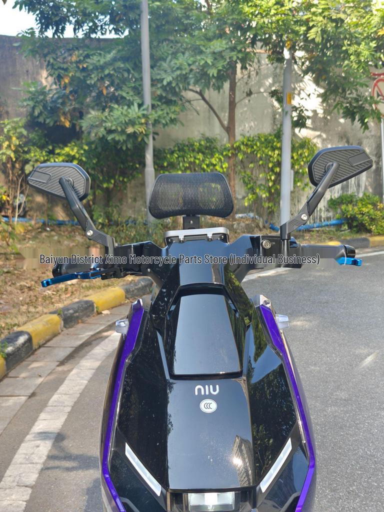 Регулируемое зеркало заднего вида из углеродного волокна с креплением для серии электросамокатов Xiaoniu Electric FX Sport/FXT