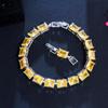 CMM Christmas Birthday Gift Rectangle Cubic Zirconia Tennis Bracelets