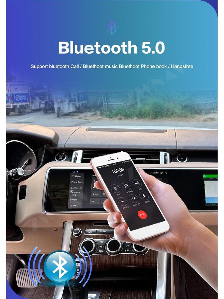 Range Rover Executive Sport 15,5-дюймовая двухэкранная Android-система умной навигации