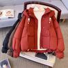 Корейская версия Dongdaemun Down Cotton Jacket Женская короткая зимняя новая хлопковая куртка Тонкая куртка с капюшоном Куртка