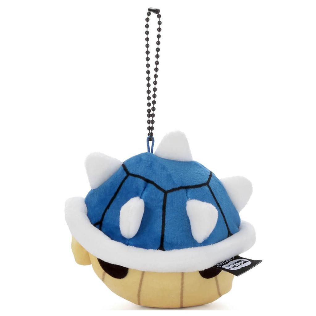 Takara Tomy Arts Mario Kart Ball Chain Mascot Spiny Shell Plush Toy 10cm Mocchi-Mocchi-GameStyle (approx. wide)