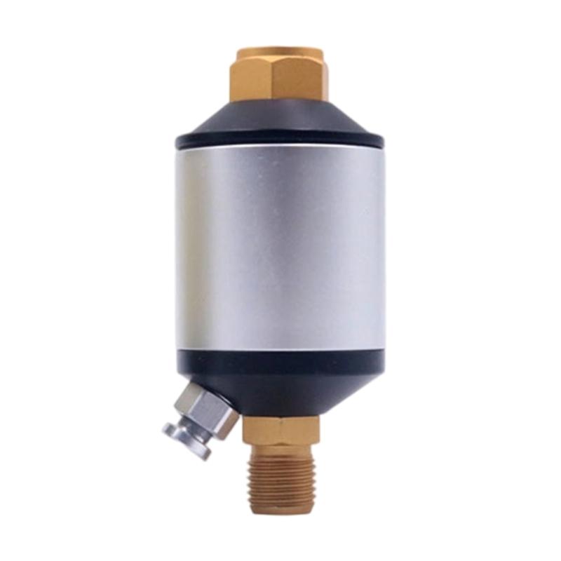 Advanced High Efficiency Air Line Water Separator Filter For Pneumatic Systems Moisture Particle Removal 1/4" Connection