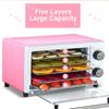 300W Stainless Steel Electric Food Dehydrator Dried Fruit Machine Vegetable Dryer Beef Jerky Meat Drying Machine