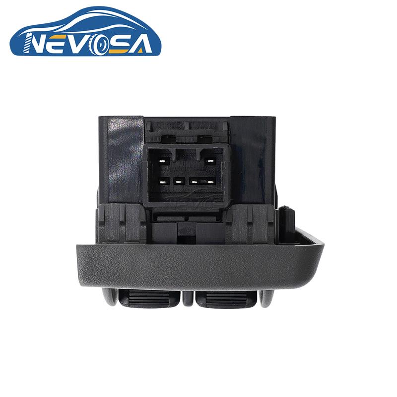 NEVOSA 96230793 For Daewoo Lanos 6 P 2 Button LHD Front Left Side Car Window Lifter Control Switch Doulb Glass Lifter Button
