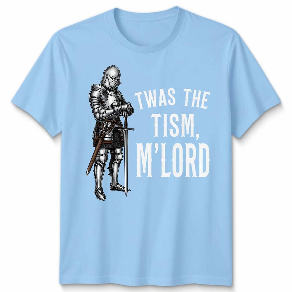Funny Autism Awareness Support Twas The Tism M Lord Autistic Unisex Tshirt