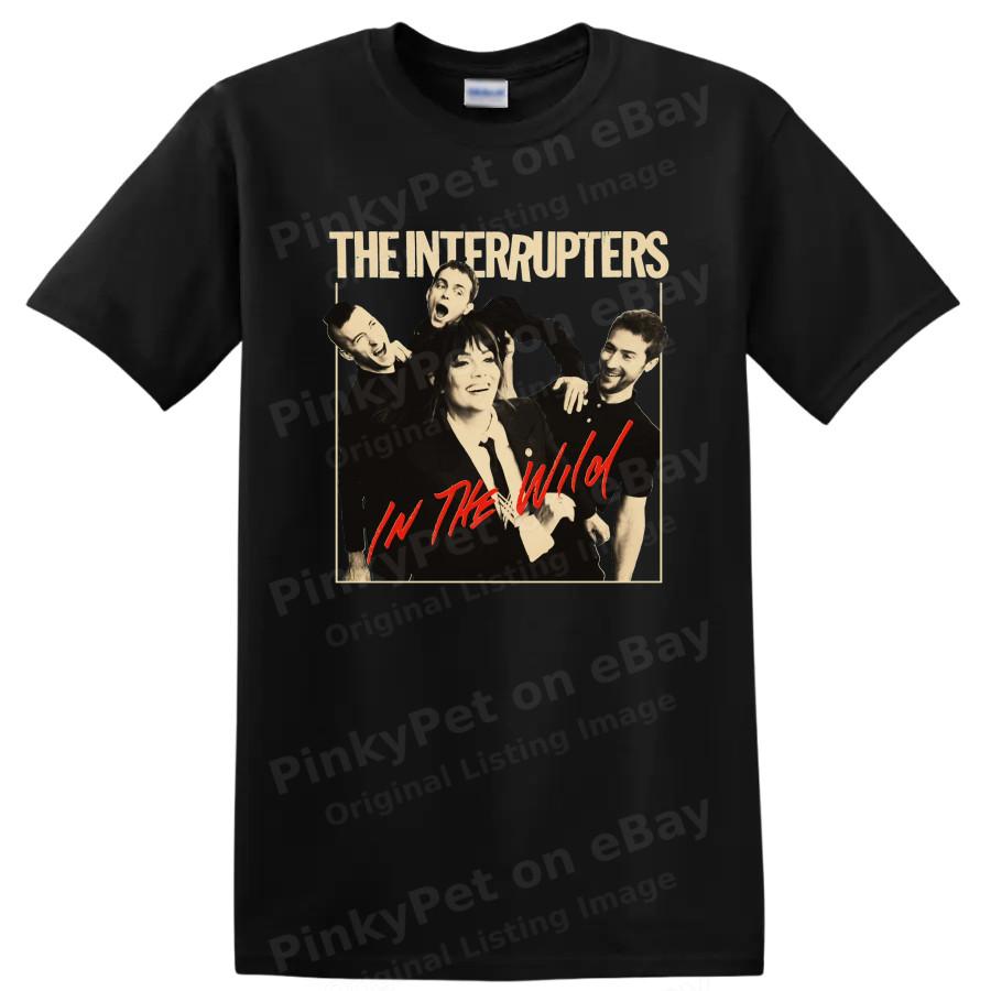 Панк-рок Футболка группы The Interrupters Музыкальная Графика Альтернативный Концертный Футболка