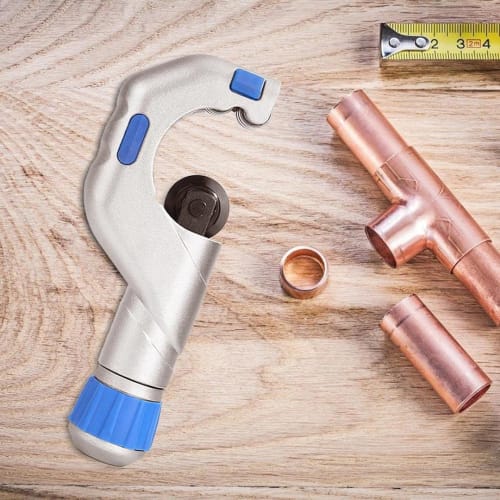 IWISS Pipe Cutter, CT-650, with Two Replacement Blades for Copper, Stainless Steel, and PVC Pipes, Cutting Capacity 5-50mm