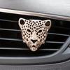 Автомобильный освежитель воздуха в салоне автомобиля, декор салона автомобиля, ароматический диффузор, зажим для дефлектора, блестящие духи с леопардовым принтом, автомобильные аксессуары