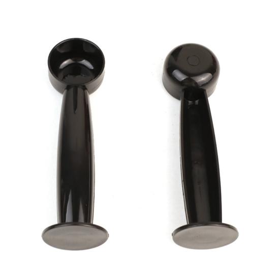 Совок для кофе с двойной головкой, ложка для трамбовки, 20 мл, молоток для порошка, трамбовка с длинной ручкой, многофункциональные кофейные инструменты для трамбовки зерен эспрессо