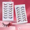 Eyelash Extension Colored False Eyelashes 7 Pairs 3D Mink Lashes Daily Party and Holiday Stage