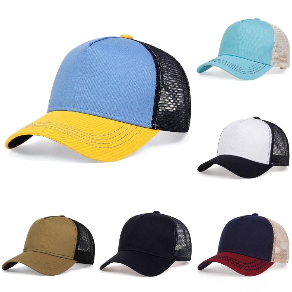 Summer Sun Hat Simple Trucker Hat Fashion Baseball Cap Outdoor