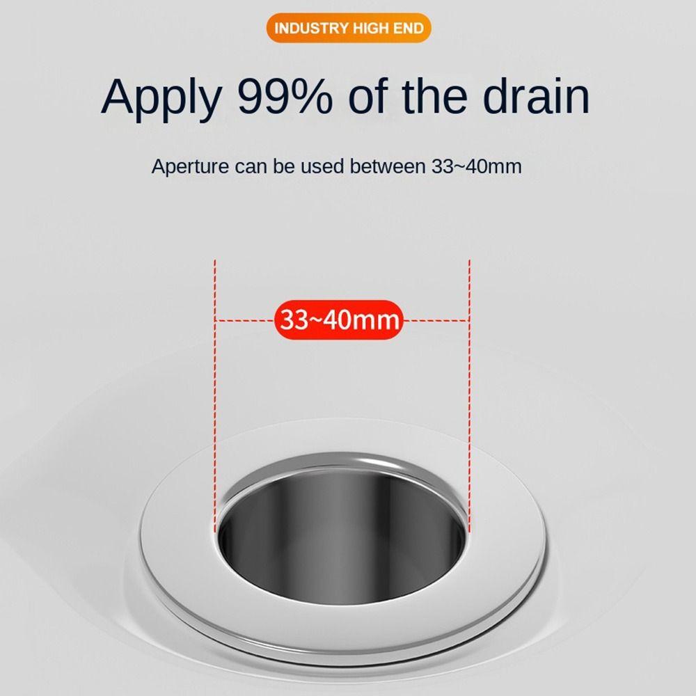 Сетка-фильтр для слива пола против засоров, полезная ловушка для волос, нержавеющий стальной сетчатый фильтр для раковины, всплывающее ядро для умывальника, аксессуар для ванной комнаты