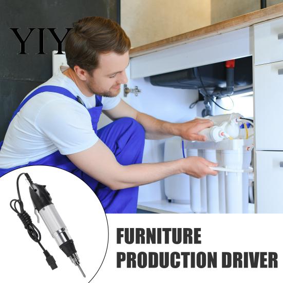 Heavy Duty Screw Tool 220V Electric Screwdriver, Corded Power with High Torque & Variable Electronic Assembly Speed Settings for Home DIY Furniture