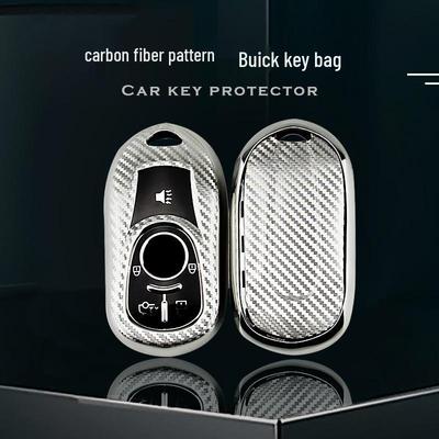 Чехол для ключа автомобиля Buick из ТПУ с текстурой углеродного волокна