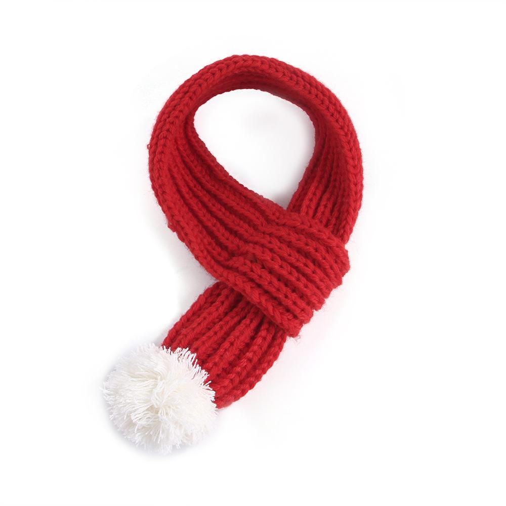 Christmas Knitted Scarf Creative Pet Scarf for Cats and Dogs Pet Supplies Holiday Atmosphere Dress up Cat Scarf Winter Warmth
