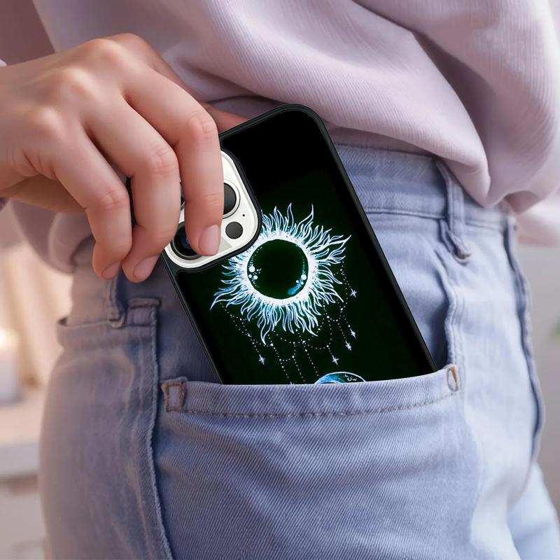 Индийская пара, держащая солнце и луну, чехол для телефона iPhone 17 Air 15 16e 14 13 Pro Max Coque 12 11 Pro Max PLUS