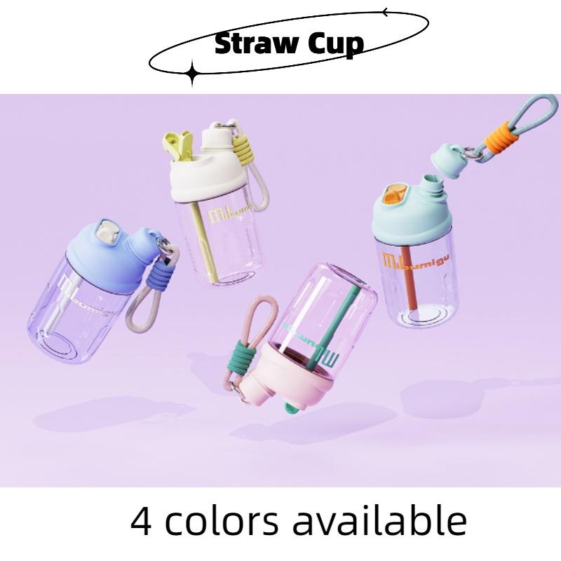 Modern And Minimalist Style Tritan Straw Water Bottle For Boys And Girls Ideal For Office Home And Car Use