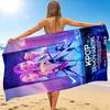 1Pc Kpop Demon Hunters Beach Towel Quick Dry Multiuse For Beach Pool Gym Yoga Home Travel Christmas Halloween Xmas Gift L1403