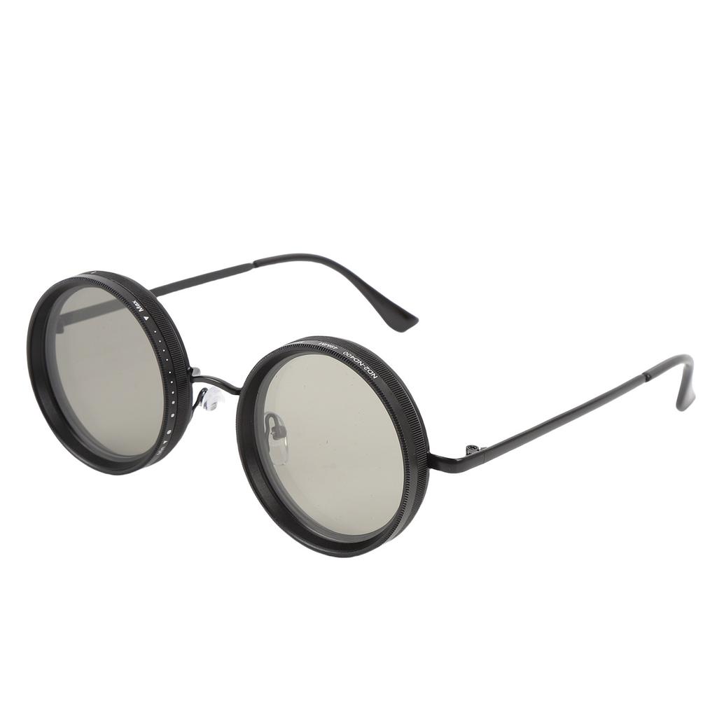 Регулируемые солнцезащитные очки с переменным затемнением, круглые линзы 49 мм, солнцезащитные поляризационные очки с ND-фильтром для мужчин, для рыбалки