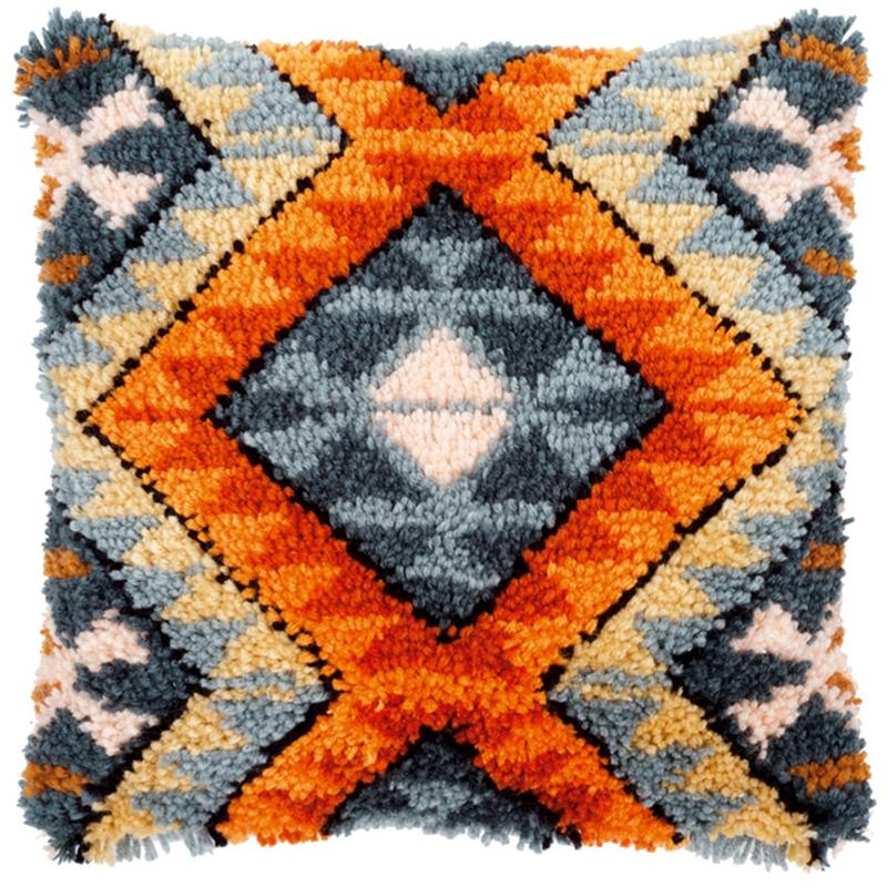 Вышивка Крючок для ковра DIY Ручная вязка Вышитая подушка Knooppakket Незаконченные наборы для ковра с крючком Смирна Пакет Ковер DIY
