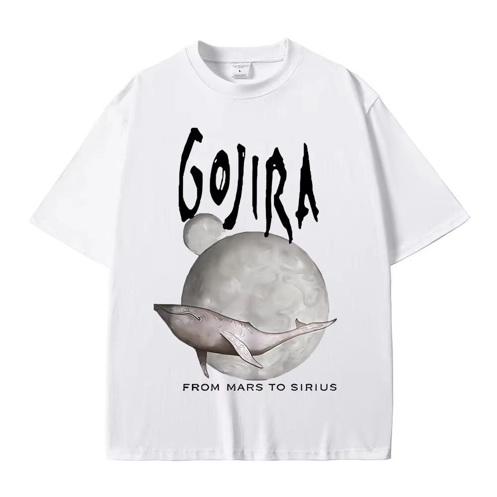 French Metal Band Gojira From Mars To Sirius Flying Whales Album Print Unisex Vintage Gothic Rock Unisex And Unisex TShirt