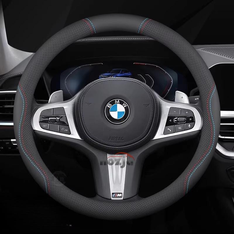 Кожаный чехол на руль автомобиля для BMW F20 G30 E91 E92 X3 G01 F40 X5 F15 F32 E70 F22 E93 G31 G05 F48 E83 Аксессуары для интерьера