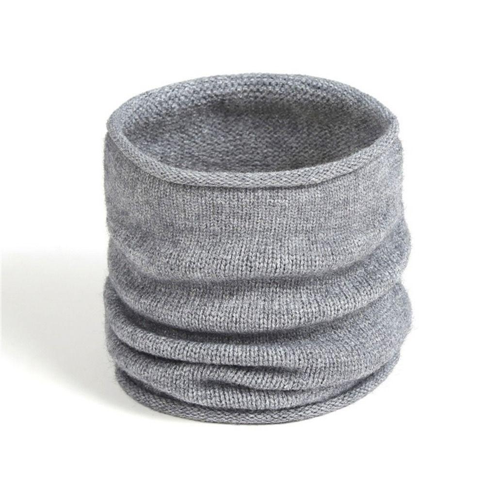 Вязаная спортивная бандана однотонная грелка для шеи теплая защита шеи велосипедный шарф лыжный