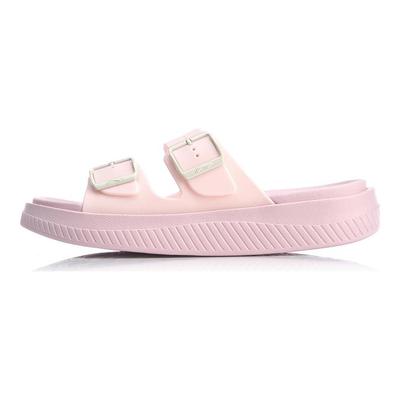 Li Ning Хлопковые Удобные Нескользящие Шлепанцы Женские Розовые AGAQ006-5