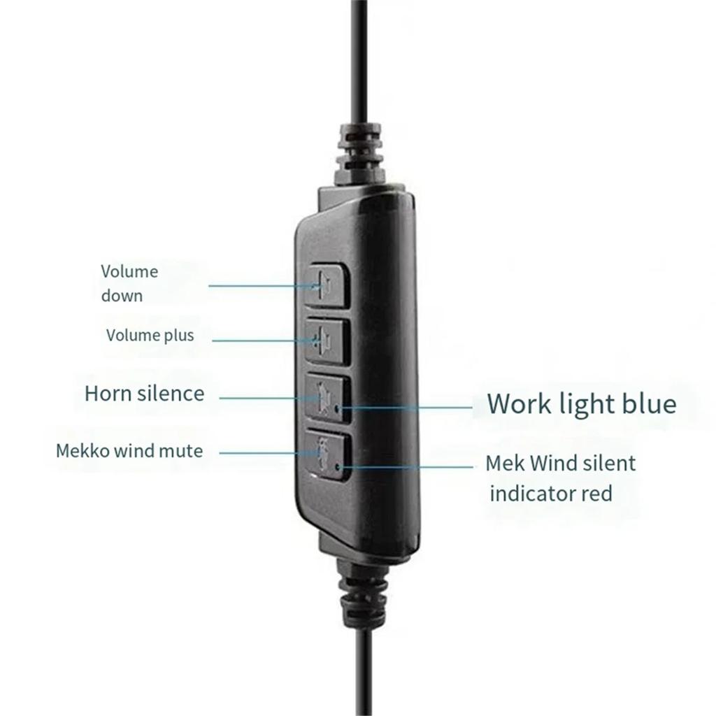 Проводная USB-гарнитура для колл-центра с микрофоном, игровые шумоподавляющие наушники-вкладыши для компьютера, ноутбука