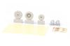 Eduard 1/48 Brassin P-39 Airacobra Early Type Wheels (for Arma Hobby) Plastic Model Kit Parts EDU6481051 (Airplane)
