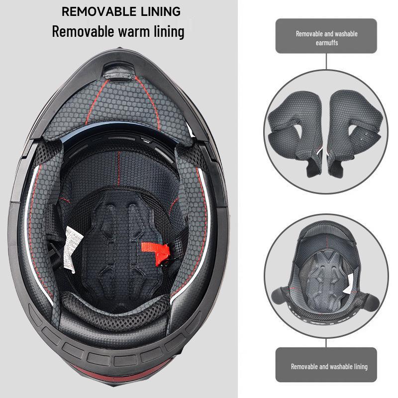 Унисекс мотошлем-трансформер, сертифицированный DOT: Стильный, всесезонный, безопасный дизайн заднего фонаря
