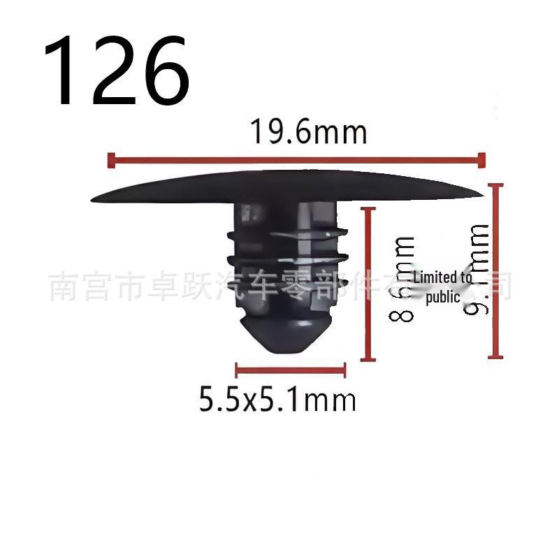 Нейлоновые клипсы для брызговиков и бампера для Chrysler и Ford