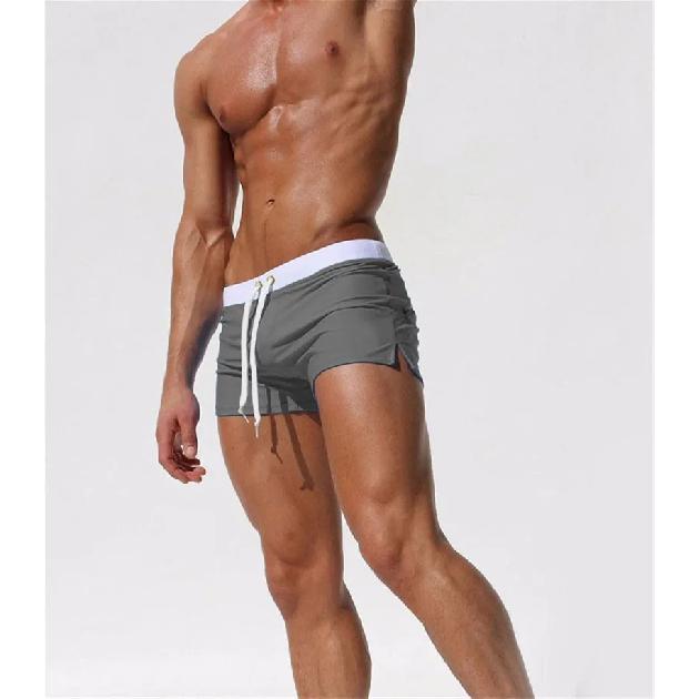Running Shorts Summer Sexy New Beach Shorts Breathable Quick Dry swimsuit Casual Mens Shorts Gyms Swimwear Boardshorts Trunks