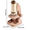 Kids Educational Microscope With Led Light Early Development Learning Science Experiment Toy