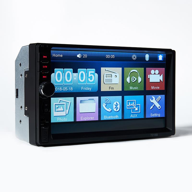 2 Din автомобильный радиоприемник 7 дюймов HD Автомагнитола Мультимедиа MP5 Плеер Стерео Bluetooth USB TF FM Toyota Honda или с камерой заднего вида