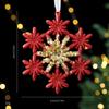 Creative Tree Christmas Snowflake Star Shaped Pendant Holiday Decoration Props