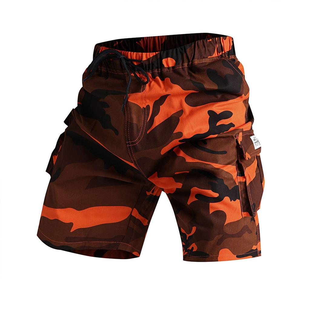 Men's Casual Shorts Al Cargo Shorts Male Hiking Fishing Five Point Camo Joggers Shorts