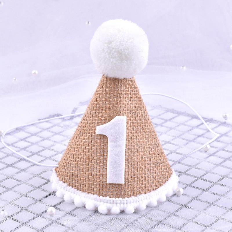 Childrens Birthday Party Decor Baby Milestone Hat With Number 2 For 2nd Year Celebration