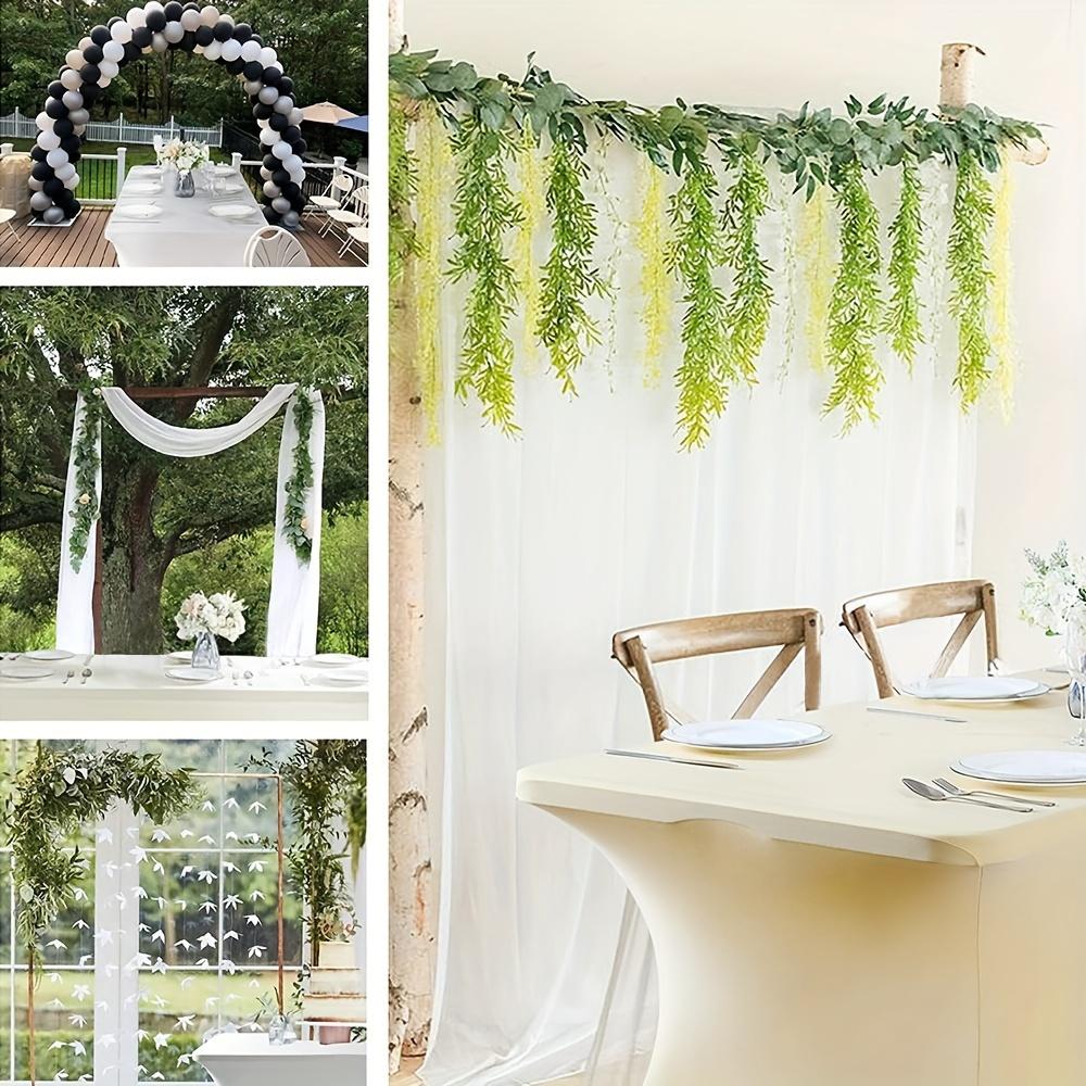 Белая/черная высокая эластичная скатерть для свадебной вечеринки, красоты, массажа, эластичная скатерть для отеля, дня рождения, прямоугольная скатерть