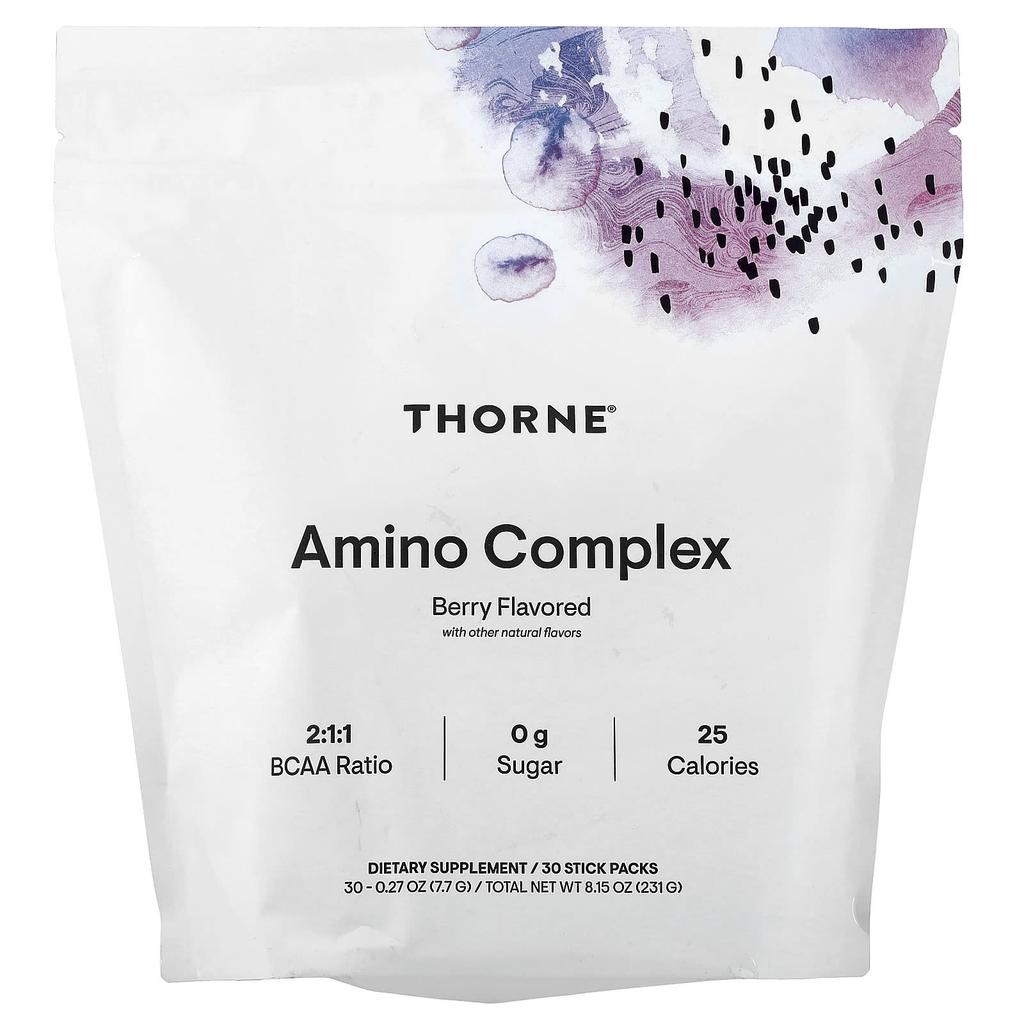 Thorne, Amino Complex, Berry, 30 Stick Packs, 7.7g (0.27oz) Each