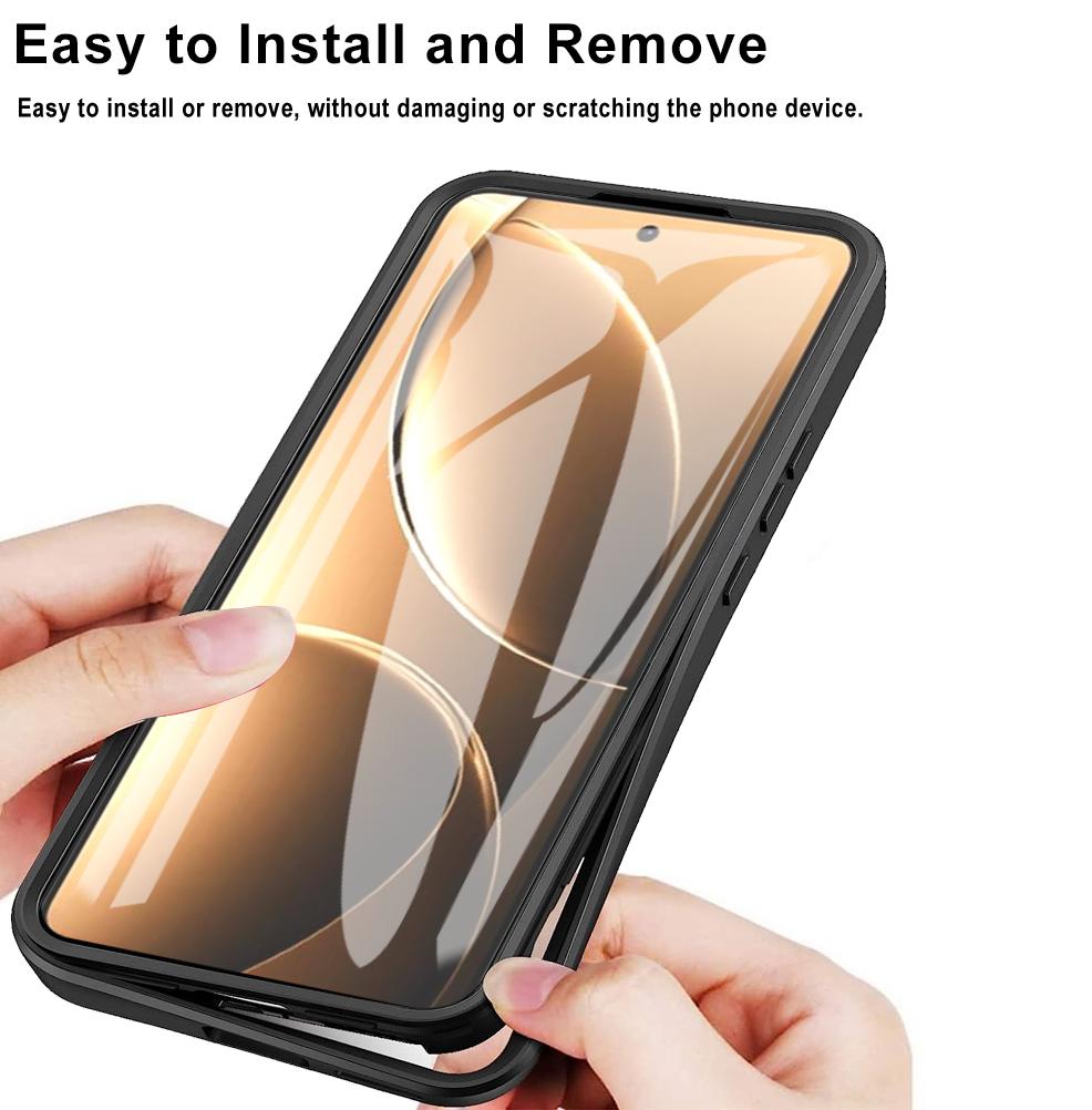 Чехол для POCO F7 Pro 360 Полная защита корпуса Чехол для Xiaomi POCO F7 Pro POCO F7Pro Ударопрочная крышка для переднего экрана