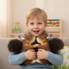 Realistic Squirrel Plush Toy Cute Lifelike Stuffed Animal Adorable Soft Doll Cuddle Pillow Boys Girl Kids Bedtime Companion Gift