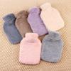Velvet Cover Water-Filled Hot Water Bottle