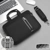 Double-walled Shock-resistant Water Laptop Bag Carrying Shoulder Crossbody Business Briefcase