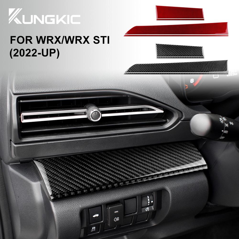 Real Soft Carbon Fiber Sticker For Subaru WRX/ WRX STI 2022 2023 2024 Car Dashboard Decor Panel Interior Trim Cover Accessories