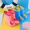 Детские резиновые сапоги, водонепроницаемая обувь, детская дождевая обувь, нескользящая, теплая, для мальчиков 1-6 лет, для детей, младенцев, нескользящая, для детей, для девочек