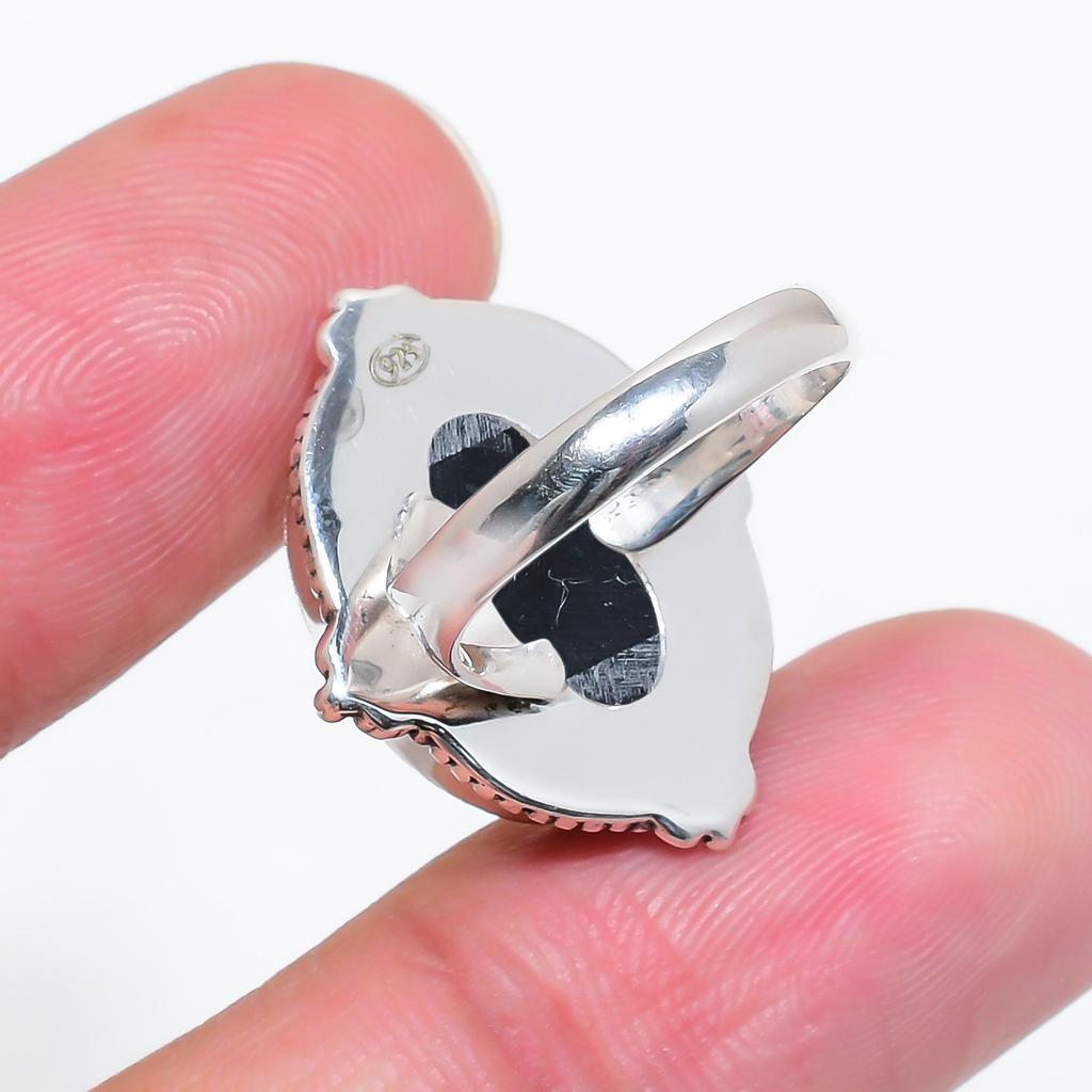 Ракушка морского ушка «Мечта русалки» — Австралия, кольцо из стерлингового серебра 925 пробы V4575, синее кольцо, овальное кольцо, подарок на День святого Валентина, подарок для нее, подарок на день рождения, подарок для рук