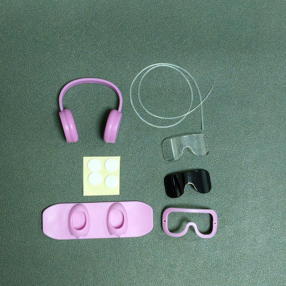 Мини-серия Labubu: сменная одежда для фигурки Labubu 4.0, плюшевый виниловый кулон, наушники, очки, набор для сноубординга, аксессуары, подарок.