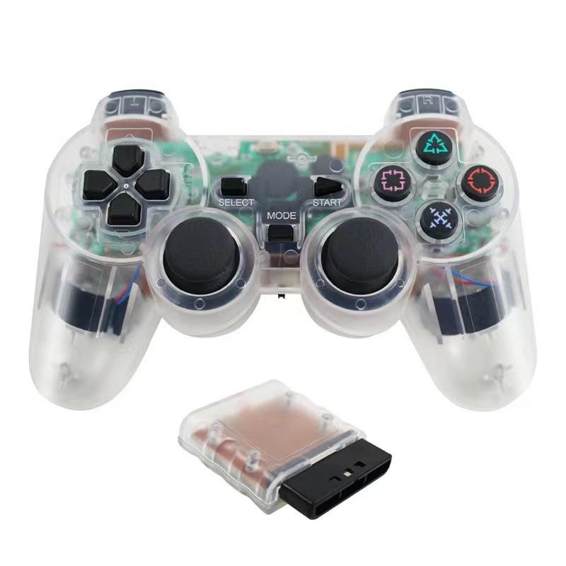 Беспроводной Геймпад Для Контроллера Ps2 Для Консоли Playstation 2 Джойстик 2.4G Двойная Вибрация Ударопрочный Joypad Usb Игровой для ПК